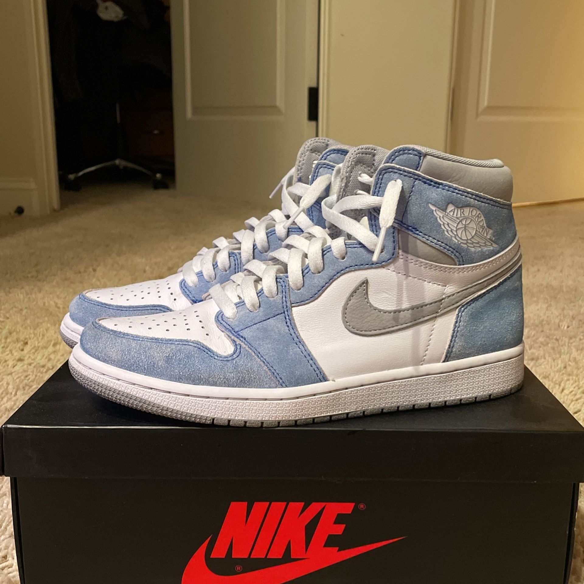 Jordan 1 Hyper Royal Size 9 (WORN TWICE),All Products : American Fashion Style Bags On Sale