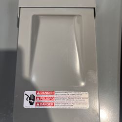 Siemens WN2060 60A Rainproof Non Fusible Pullout Switch Enclosure: Type 3R