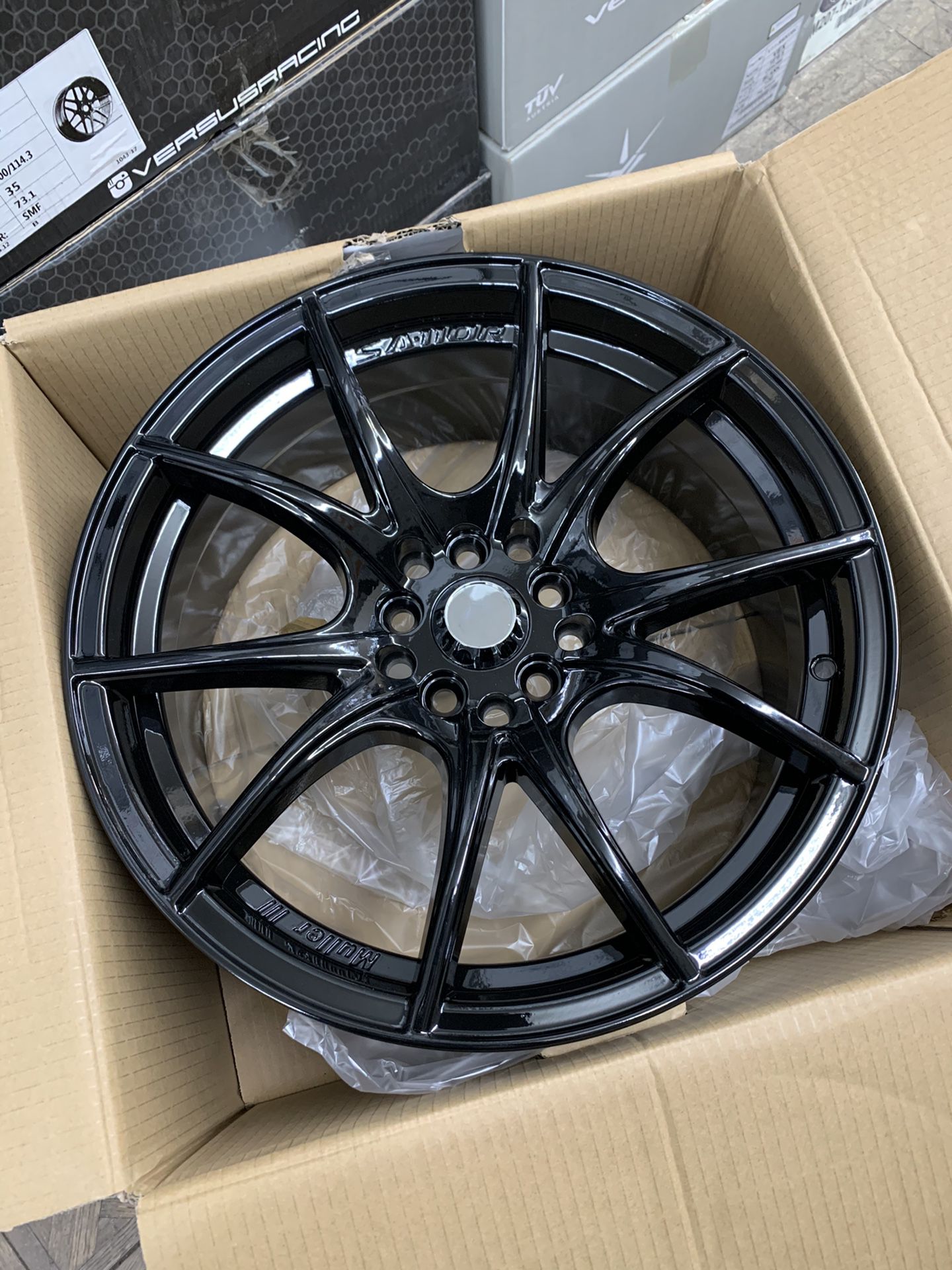 17 inch gloss black wheels