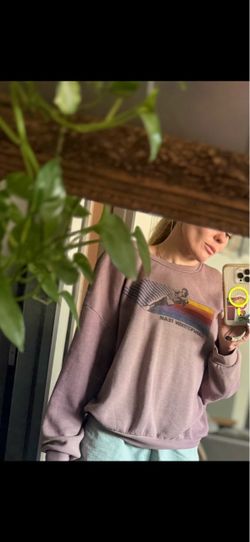 Aviator Nation Water Skier Crew Sweatshirt, Unisex M