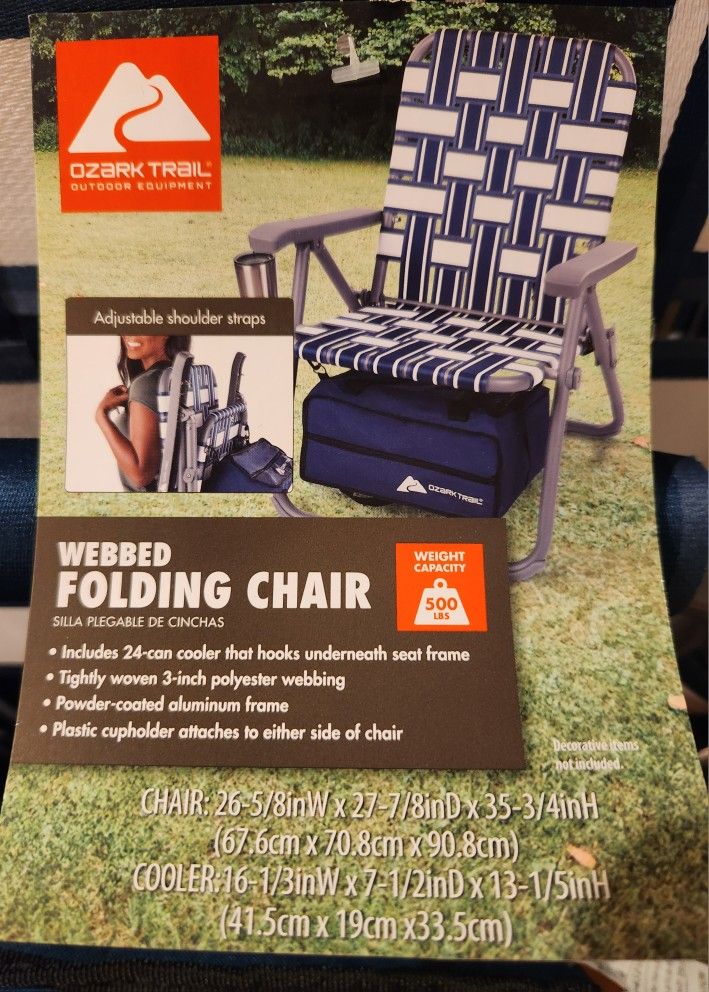 Ozark Trail Chair With Cooler