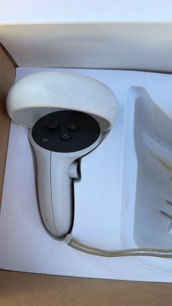 white Meta Quest 2 right and left hand controller