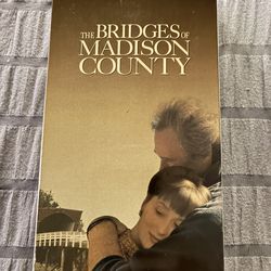 Warner Bros. The Bridges of Madison County VHS Clint Eastwood Meryl Streep Dram…