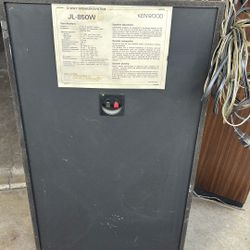 Kenwood And Pioneer Speaker Set Up 