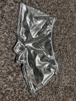 Silver Shorts For Costume