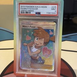 Misty’s Favor PSA 9 Trainer Full Art