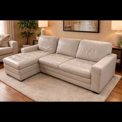 Leather couch