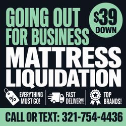 MOVING OUT New Mattresses