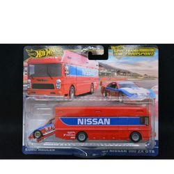 🔥Hot Wheels Team Transport Nissan 300ZX GTS Euro Hauler 🔥 JDM