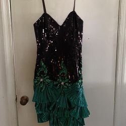 Sequined Dress With Jacket