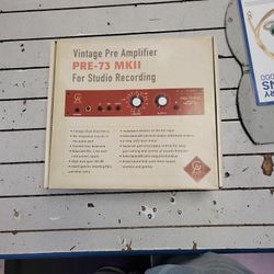 Pre-73 MkII Vintage Style PreAmp