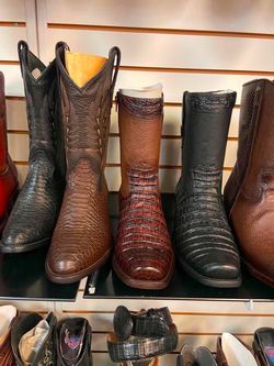 Botas vaqueras de piel para hombre