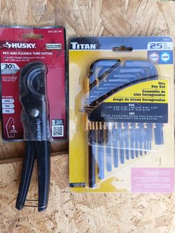 Pvc cutter and Allen key