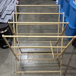 Wood Folding Laundry Rack