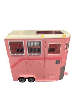 Our generation pink horse trailer