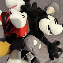 mickey mouse plushies
