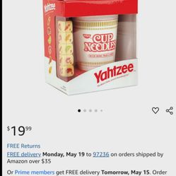 New Yahtzee Cup O Noodle Game
