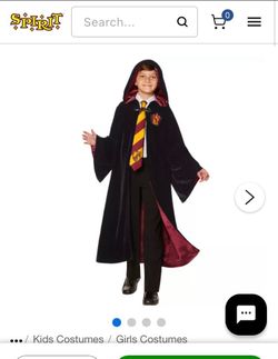 Kids Harry Potter Gryffindor Costume Robe