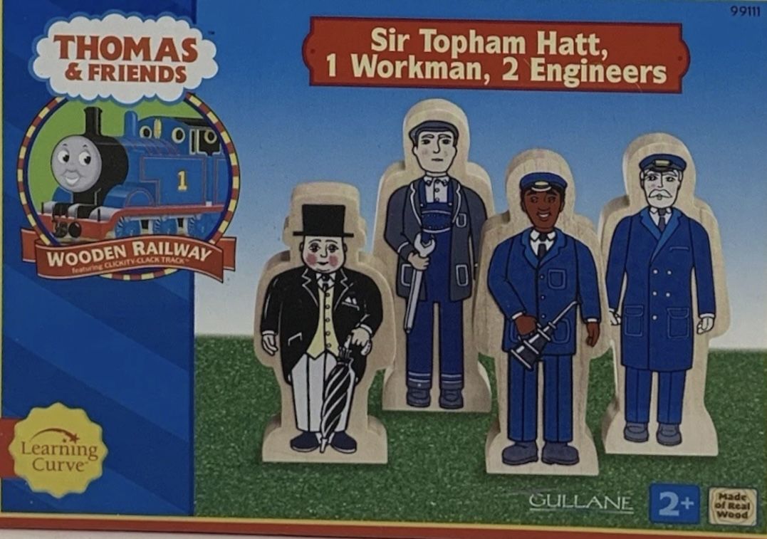 Thomas the train - SIR TOPHAM HATT, 1 workman, and 2 ENGINEERS
