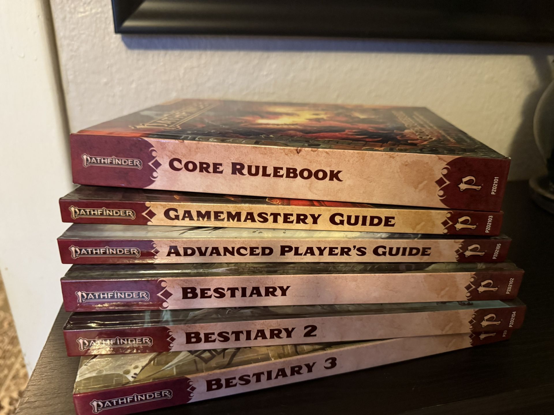 Pathfinder 2e (2nd Edition) Set Of 6 Core Books