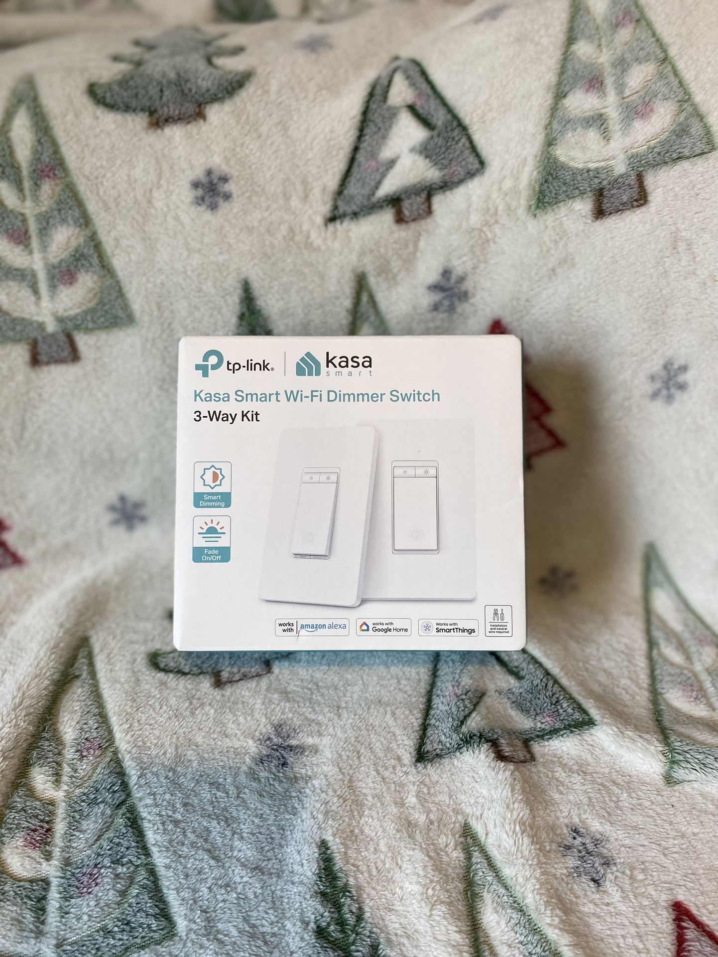 Kasa Smart Wi-Fi Dimmer Switch 3-Way Kit 2-Pack Works With Alexa and Google OPEN