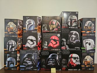 Star Wars Helmets Lot $ 1800