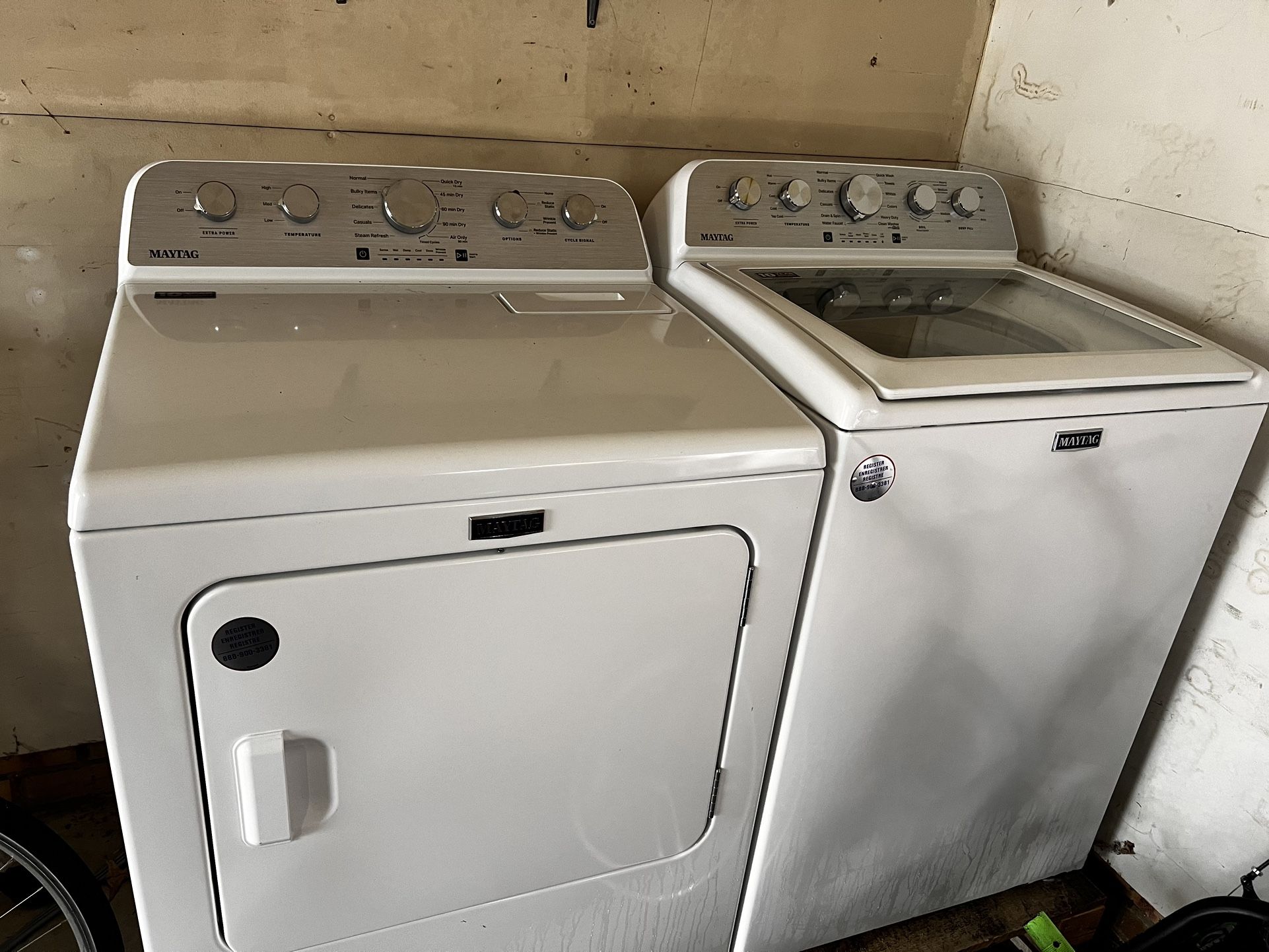 Electric Washer Dryer Set