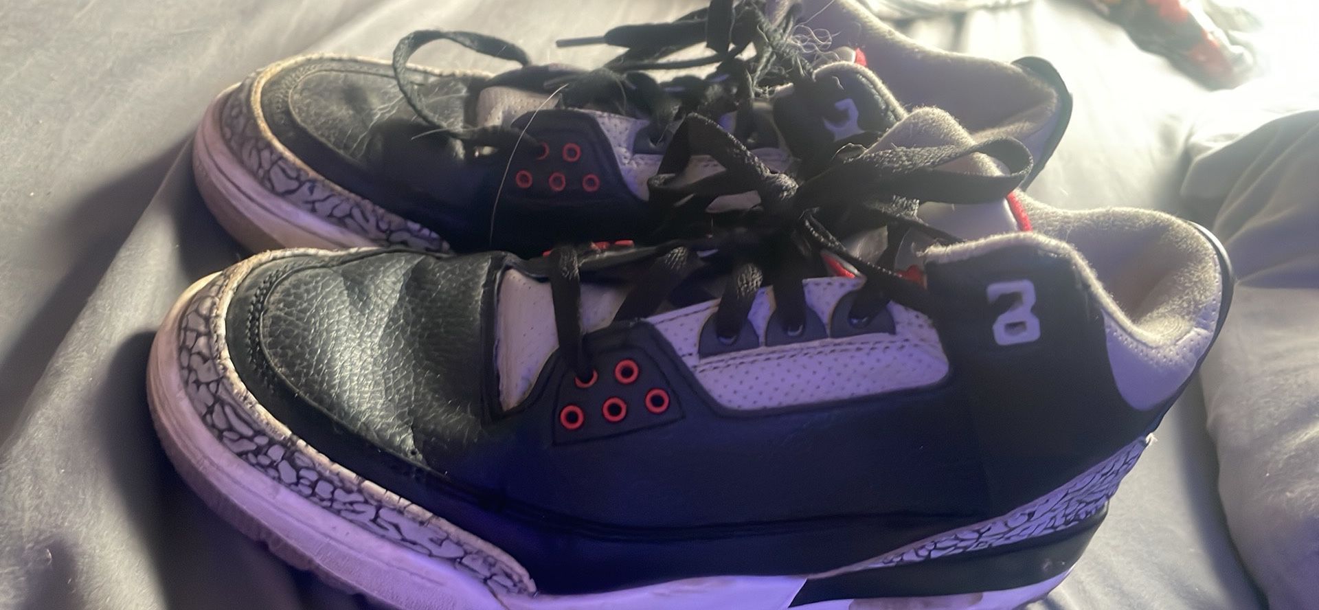 Air Jordans 3 Retro OG Black Cement 2018