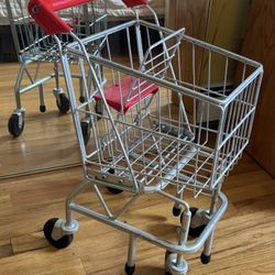 Melissa And Doug Shopping Cart, Grocery Cart, Pretend Play, Dress up, Metal Frame 