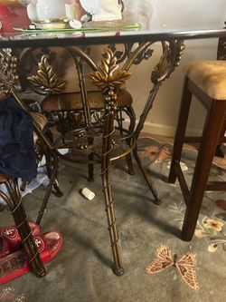 Dining table and chairs