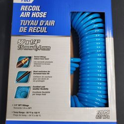 TruFlate Recoil Air Hose ( 50" X 1/4" ) long