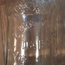 Vintage milk bottle.  Lake view dairy lake Zurich Illinois.  RARE 
