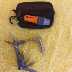 Splash -flash light &Handy tool kit & Soft Leather coin pouch 🤓🔦💡🛠🔧