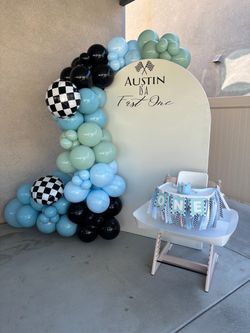 Race Car First Birthday Party Decorations