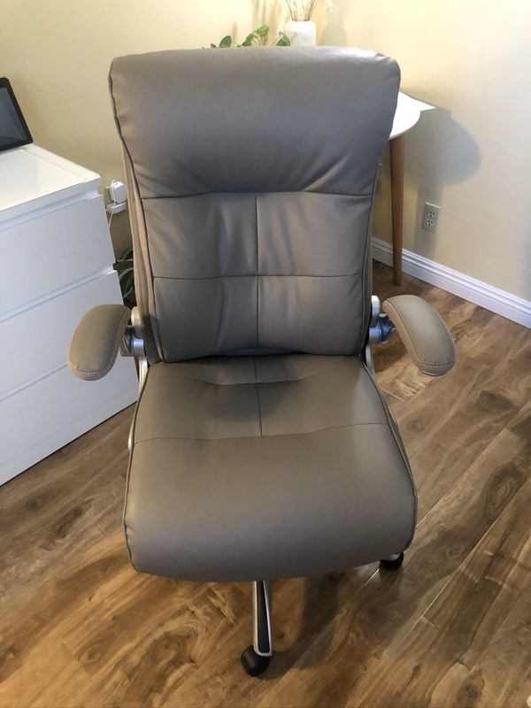 Realspace Ampresso Bonded Leather Office Chair Taupe Color Like New For Sale In Anaheim Ca Offerup