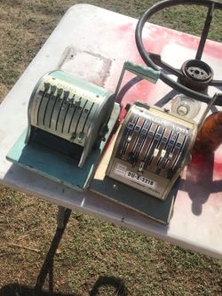Vintage payroll typers