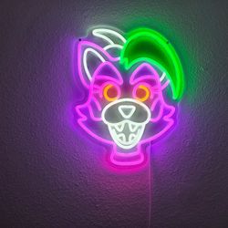 Five Nights at Freddys Roxy Neon Light