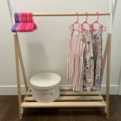 Wooden Montessori Wardrobe Closet