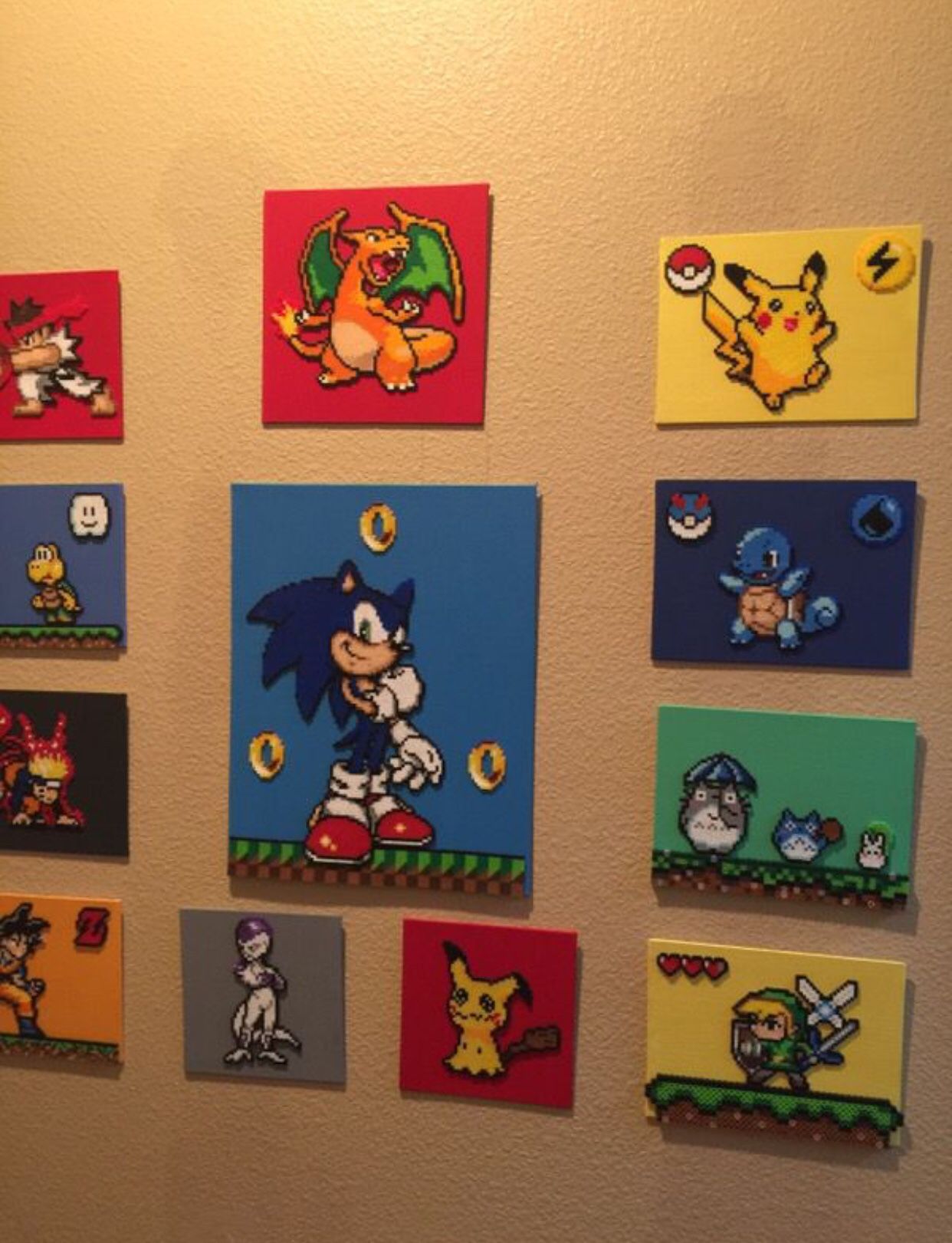 Perler peads canvases