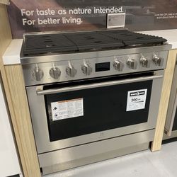 Electrolux Stainless Steel 36” Dual-Fuel Freestanding Range