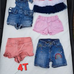 Girl's Shorts Lot Size 4T