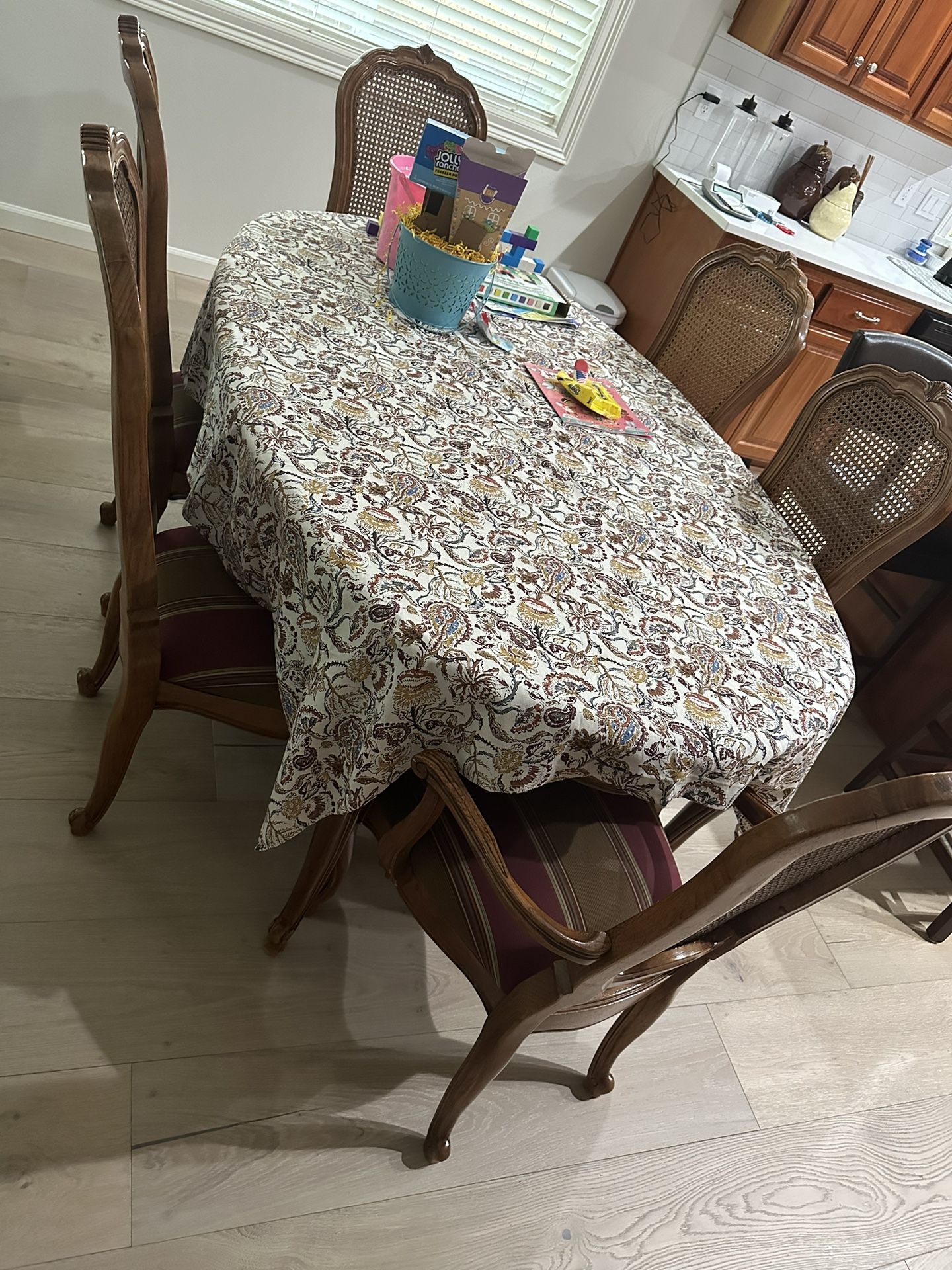 Kitchen Table And 6 Chairs French Provincial Furniture From Parker’s 