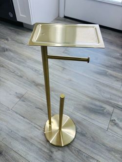 Brand-new toilet paper holder - gold finish