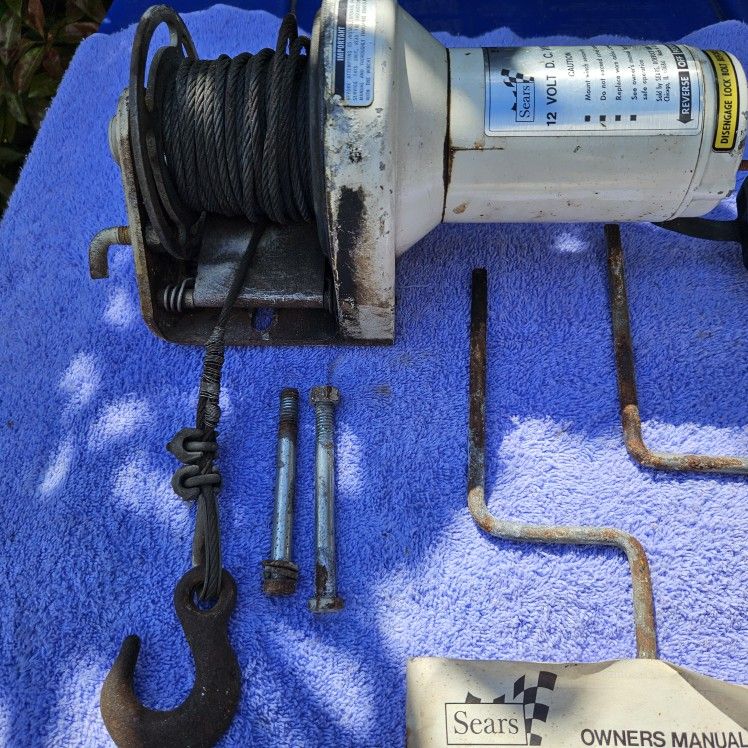 Sears 12volt winch- Made by Superwinch