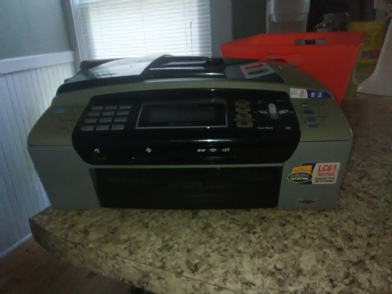 Brothers three in one printer scanner fax machine