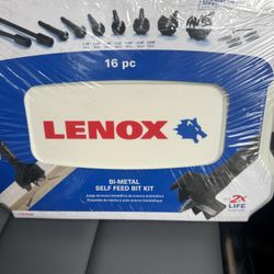 Brand New Lenox Self Feed Whole Saw Kit