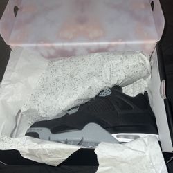 Air Jordan 4 Retro Se Black Canvas Size 8