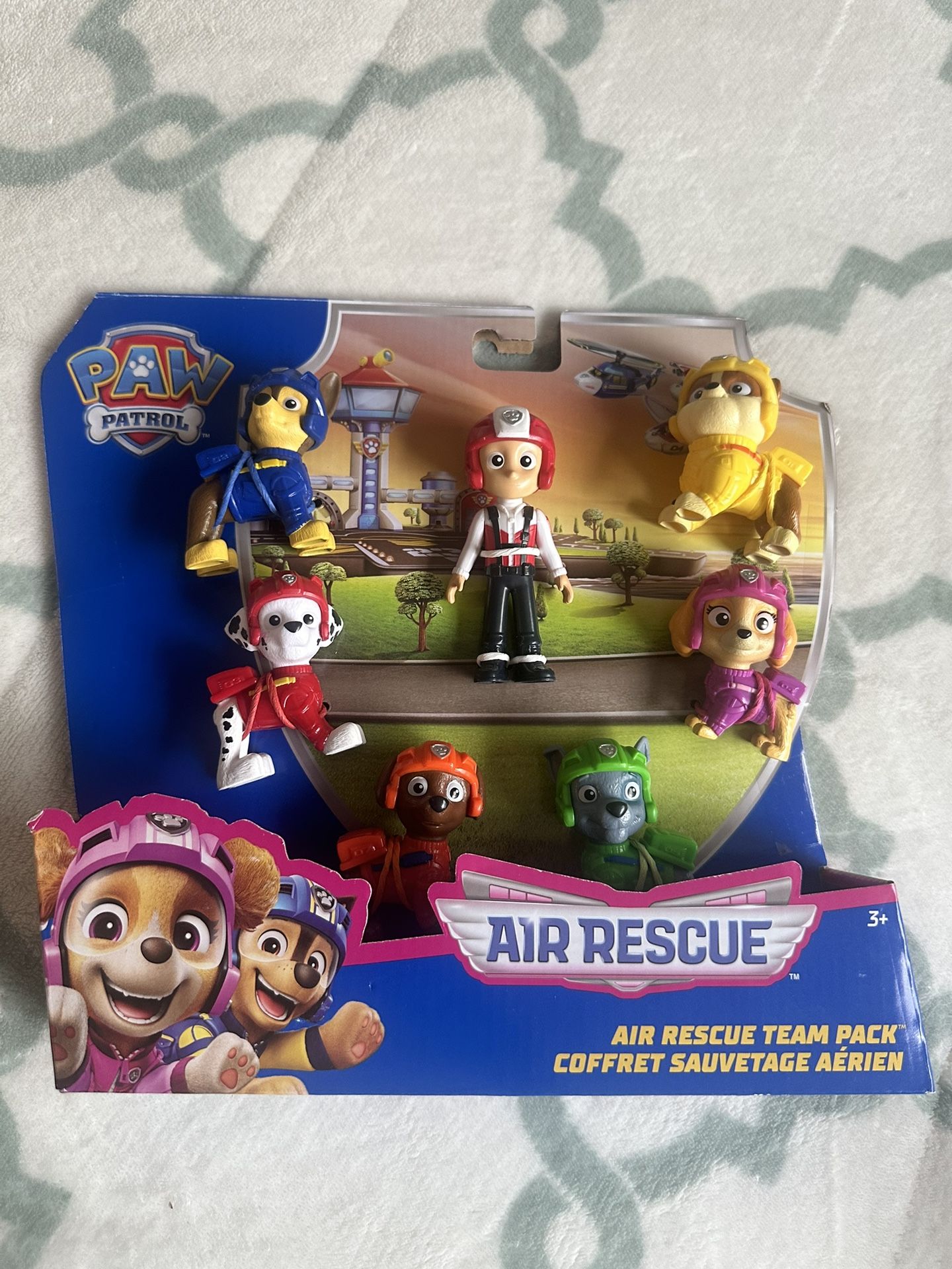 Paw Patrol Blue and Yellow Action Figures Playset