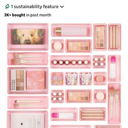 Pink Drawer Organizers