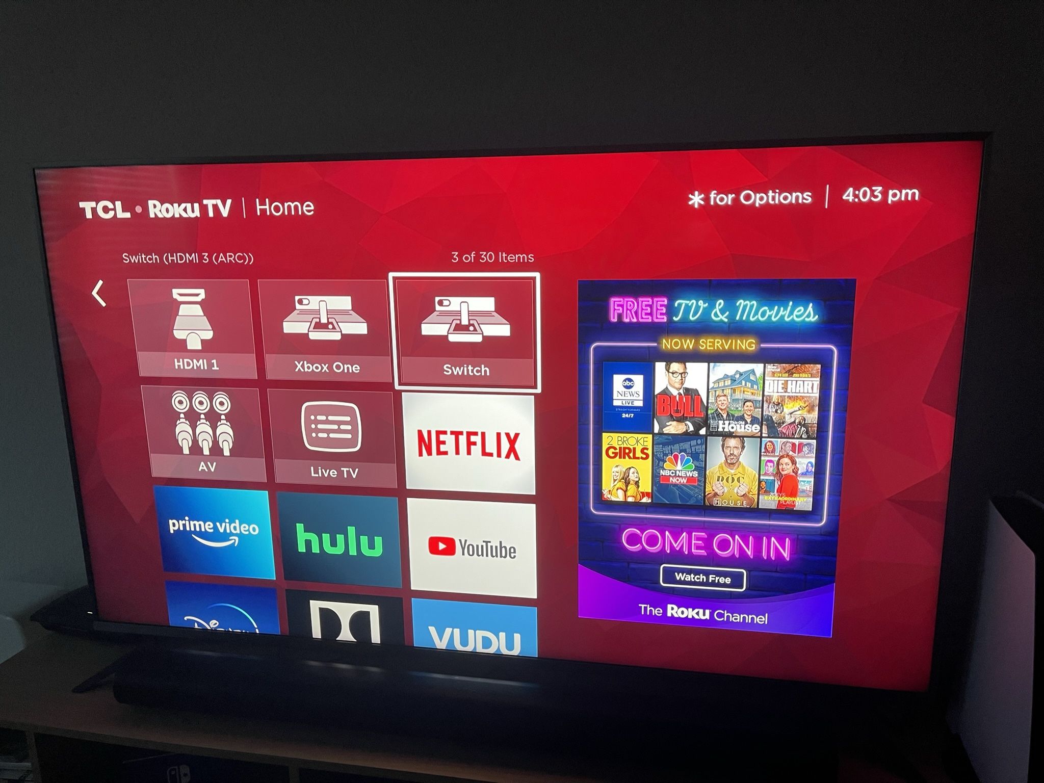 TCL - 65" Class 6 Series LED 4K UHD Smart Roku TV